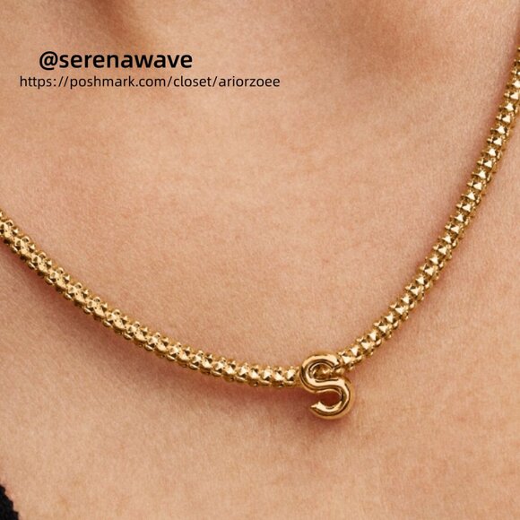 Pandora Letter S Alphabet Charm - Picture 4 of 5